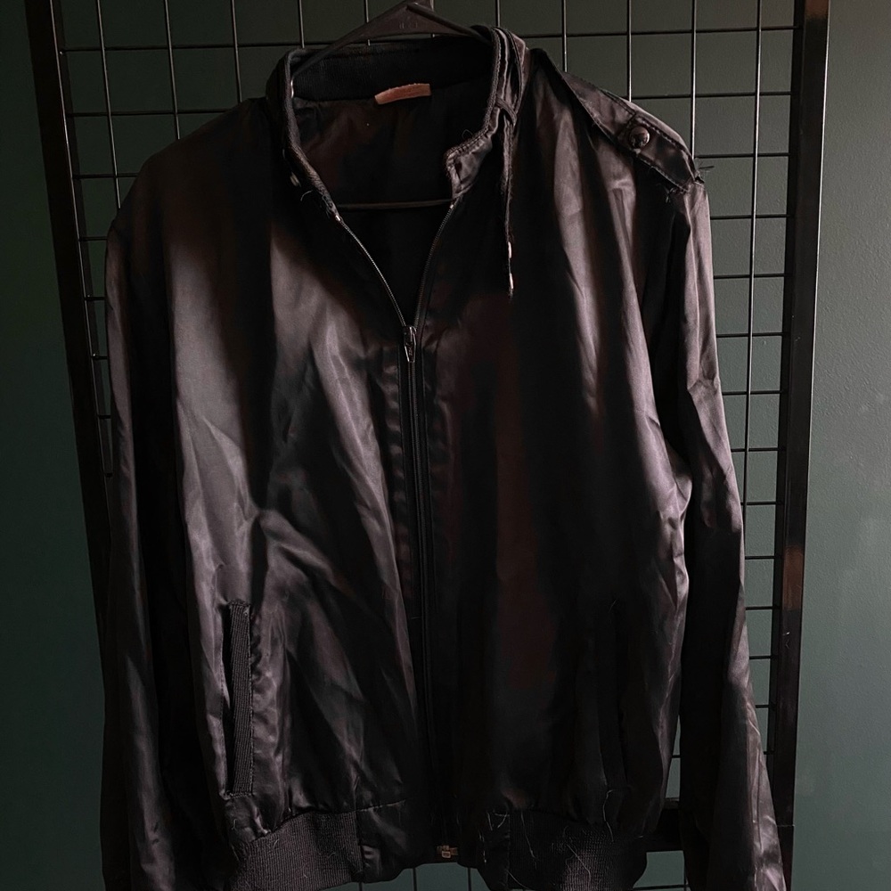 Vintage Black Miami Vice Graphic Jacket - Picture 4 of 11